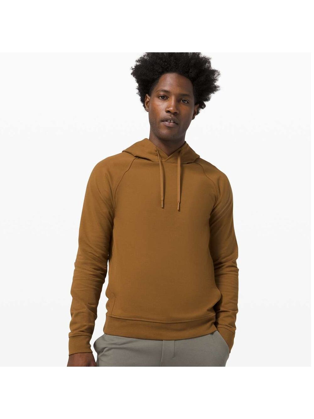 Lululemon City Sweat Pullover Hoodie Burnt Caramel Size Small Unisex Sweatshirt